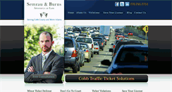Desktop Screenshot of cobbtrafficticketsolutions.semraulawfirm.com